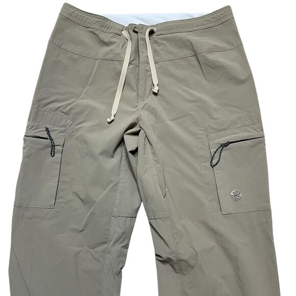 MOUNTAIN HARDWEAR Yuma Convertible Pants Capri Tan Size 8 - Picture 3 of 8